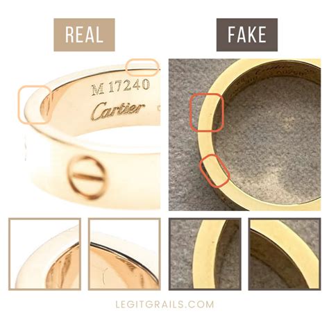 cartier love ring replica vs real|cartier love ring real.